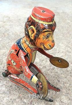 wind up toy monkey with cymbals