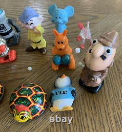 16- Vintage Wind-Up / Toy Snoopy, Robot Mickey, Inspector, Peanuts AS-IS LOT