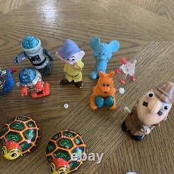 16- Vintage Wind-Up / Toy Snoopy, Robot Mickey, Inspector, Peanuts AS-IS LOT