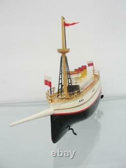 1900s GERMAN CARETTE TIN WINDUP OCEAN LINER STEAM BOAT SHIP TOY MARKLIN RESTORED