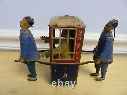 1902 LEHMANN MANDARIN Wind-up German Tin Toy Original Antique EXTREMELY RARE