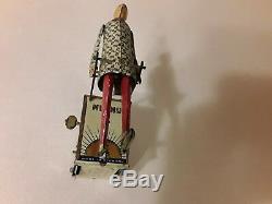 1903 GERMANY LEHMANN NU-NU 733 COOLIES With TEA CART wind up TIN TOY