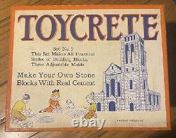 1916 TOYCRETE Make Your Own Stone Blocks With Real Cement Chandler Evanston IL