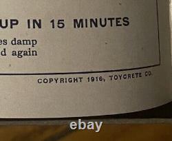 1916 TOYCRETE Make Your Own Stone Blocks With Real Cement Chandler Evanston IL