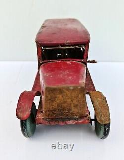1920 Antique Old Rare Collectible Wind Up Transportation Bus Car Tin Toy Japan