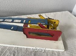 1920 Over The Top Tin Windup Toy Distler Ess Dee Made In Germany Rare