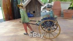 1920's Antique Vintage Lehmann Masuyama Tin Wind-up Toy German Rare