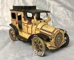 1920s German Tin Windup Orobr Auto with Opening Doors