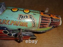 1927 patented Buck Rogers Rocket Police Patrol by Louis Marx Co