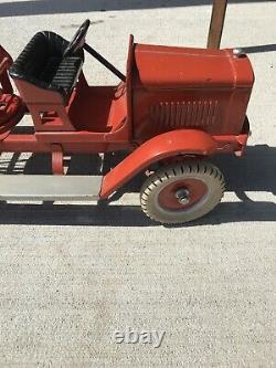 1930S KINGSBURY Fire LADDER TRUCK ALL ORIGINAL Ladders Bell