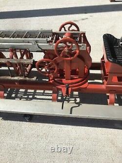 1930S KINGSBURY Fire LADDER TRUCK ALL ORIGINAL Ladders Bell