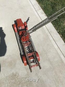 1930S KINGSBURY Fire LADDER TRUCK ALL ORIGINAL Ladders Bell