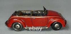 1930 DRGM German CKO Kellerman 358 Volkswagen Flip Top Car Tin Toy Wind Up