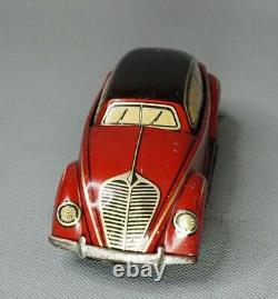 1930 DRGM German CKO Kellerman 358 Volkswagen Flip Top Car Tin Toy Wind Up