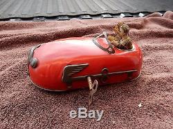 Wind Up Bumper Car Details about   Antique Tin Wind Up Toy Lindstrom Skeeter Bug