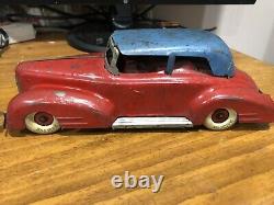 1930'S MARX LASALLE COUPE TOY CAR CADILLAC 11 With LITHO BALLOON TIRES