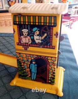 1930's Capitol Hill Racer Unique Art Tin Wind Up Choice Works Video