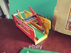 1930's Distler ESSDEE Tin Wind-up Over The Top Track with Or. Box Tinplate