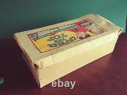 1930's Distler ESSDEE Tin Wind-up Over The Top Track with Or. Box Tinplate