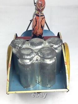 1930's Ferdinand Strauss Jenny the balking mule Tin wind-up toy withoriginal Box