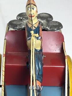 1930's Ferdinand Strauss Jenny the balking mule Tin wind-up toy withoriginal Box