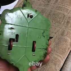 1930's J. Chein & Co. Tin Litho Wind Up Toy Turtle African Native Riding Working