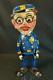 1930's Louis & Marx Co. Officer 666 Police Man Tin Wind Up Toy Vintage Litho