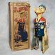 1930's MARX POPEYE With Parrots Cages & Original Box Tin Litho Wind-Up