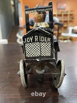 1930's Marx Joy Rider Wind Up Tin Toy Eccentric Crazy Car Mechanical Toy