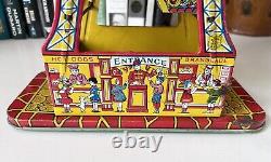 1930's VINTAGE J. CHEIN TIN LITHOGRAPH HERCULES WIND-UP FERRIS WHEEL-VG- WORKS