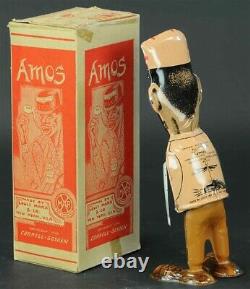 1930s MARX AMOS'N' ANDY WIND UP WALKERS 11 TALL WITH ORIGINAL BOXES -PRISTINE