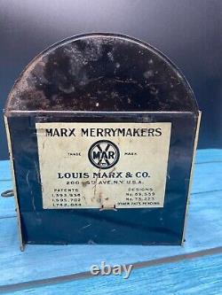 1930s MARX MERRY MAKERS MOUSE BAND TIN TOY WORKS WELL