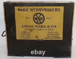 1930s MARX Merrymakers Wind Up Tin Toy Mouse Piano Band