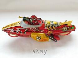 1930s Marx Flash Gordon Tin Rocket Fighter Wind Up Toy. King Features Syndicated