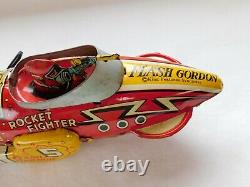 1930s Marx Flash Gordon Tin Rocket Fighter Wind Up Toy. King Features Syndicated