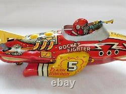 1930s Marx Flash Gordon Tin Rocket Fighter Wind Up Toy. King Features Syndicated