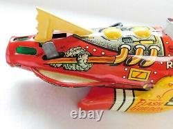 1930s Marx Flash Gordon Tin Rocket Fighter Wind Up Toy. King Features Syndicated