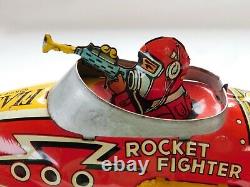 1930s Marx Flash Gordon Tin Rocket Fighter Wind Up Toy. King Features Syndicated