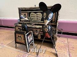 1930s Marx Merry Makers Mouse Band Tin Litho Wind Up Toy