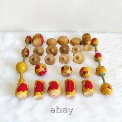 1930s Vintage Handmade Hand Painted Wooden Toys Old Decorative Collectible Toy60