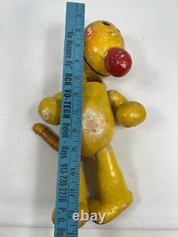 1935 Eugene the Jeep Popeye Wood Composition 12 Doll Figure toy NICE