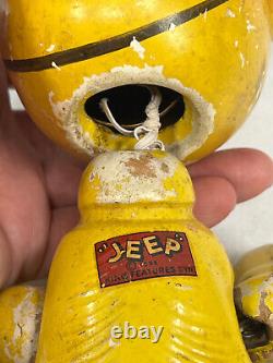 1935 Eugene the Jeep Popeye Wood Composition 12 Doll Figure toy NICE
