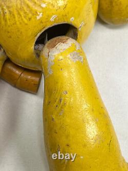 1935 Eugene the Jeep Popeye Wood Composition 12 Doll Figure toy NICE