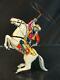 1938 Louis Marx Tin Wind Up Hi-yo Silver Roping Lone Ranger On Horse Vintage Toy