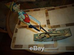 1939 Pinocchio Acrobat Wind-up Toy By Marx Vintage Disney 1930's