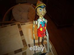 1939 Pinocchio Acrobat Wind-up Toy By Marx Vintage Disney 1930's