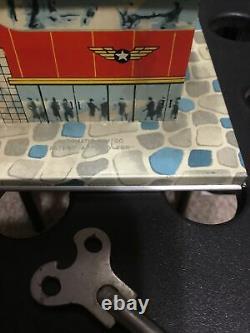 1940'S or 50'S Automatic Toy Co. Tin Windup Operation Airlift Non-working