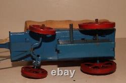 1940's Made in Japan Celluloid and Tin Windup Covered Wagon With Box, Nice