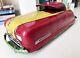1940's VINTAGE WYANDOTTE SPORTSMAN COUPE WIND UP PRESSED STEEL TOY CAR LOOK