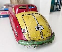 1940's VINTAGE WYANDOTTE SPORTSMAN COUPE WIND UP PRESSED STEEL TOY CAR LOOK